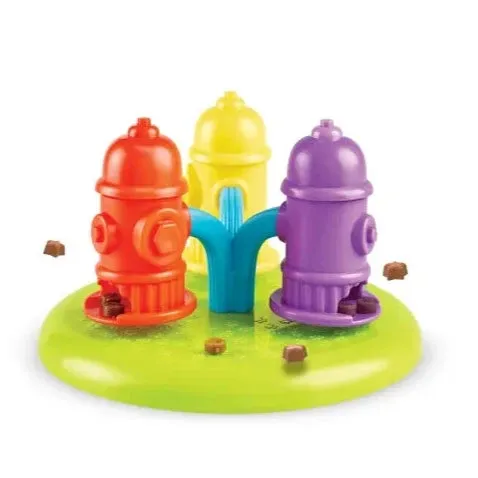 Brightkins Spinning Hydrants Treat Puzzle Dog Toy