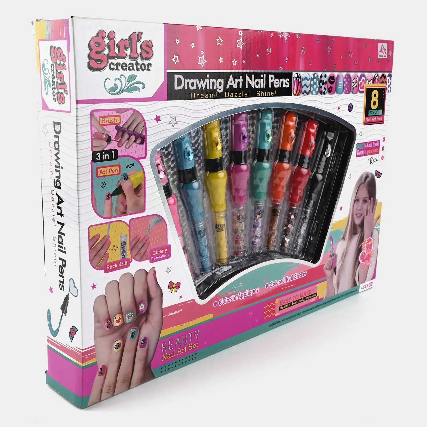 Drawing Art Nail Pens For Kids